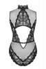 Body Sagen Black Czarny Collection LivCo Corsetti Fashion rozmiar - S/M